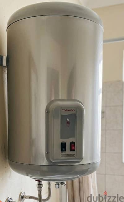 Tornado Electric Water Heater 65 Liter Silver