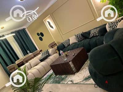 Furnished apartment for rent in Jannah Zayed 2 compound