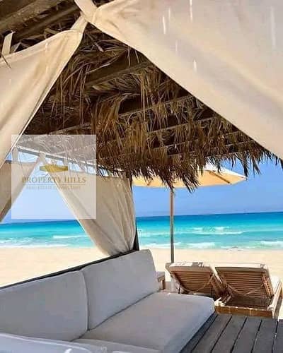 Luxury chalet finished with only 5% down payment in Almaza Bay with installment options