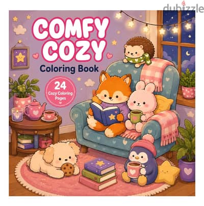 ​كتاب تلوين Comfy Cozy الأصلي - جديد زيرو متبرشم متقفل للبيع فوري