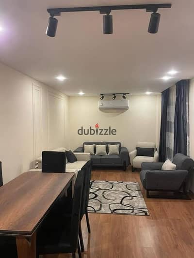 107 meters for rent, furnished, special finishes, hotel-style furnishings, B1, in Madinaty