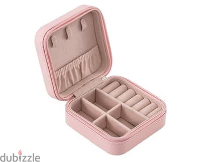 Mini Jewelry Travel Case, علبة مجوهرات صغيرة للسفر، علبة مجوهرات جلدية