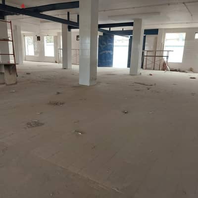 للايجار بالعاشر من رمضان مصنع هندسي ٢٠٠٠م دورين