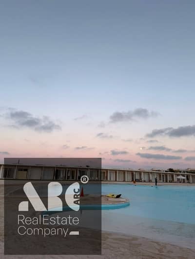 كابنا ف سيشل اول صف لاجون اول صف بحر غرفه حمام مكيفه بالكامل _Marassi North coast