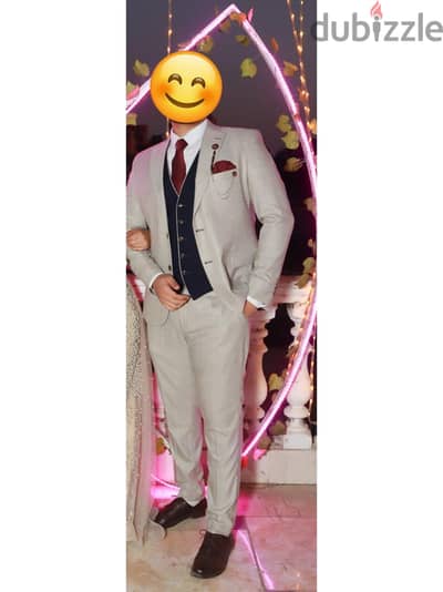 بدلة بيج من Tie House  Original