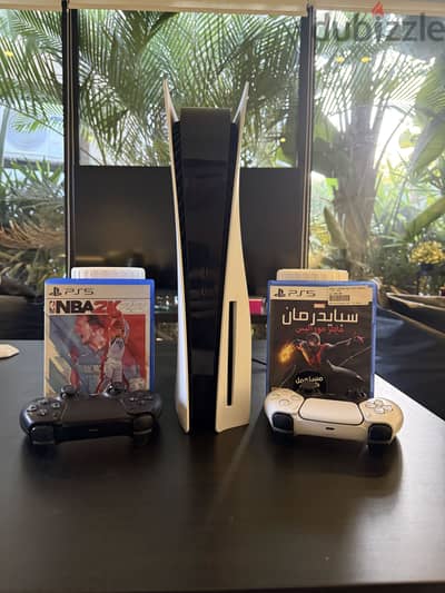 Sony PlayStation 5 Console with 2 Controllers and 6 Games