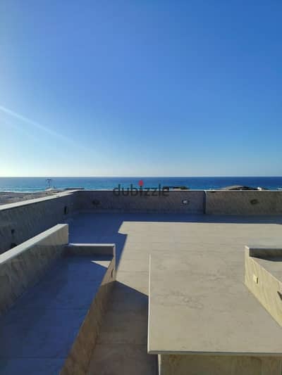 The best duplex villa, two floors, with a private pool, open sea view, in the best place on the North Coast, kilometer 53, Zumurruda Village
