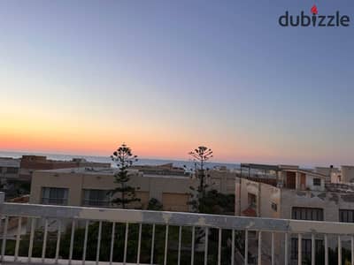 The best duplex villa, two floors, with a private pool, open sea view, in the best place on the North Coast, kilometer 53, Zumurruda Village