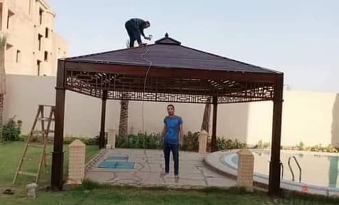برجولات خشبية