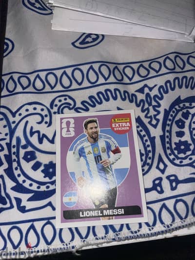 Messi purple extra sticker
