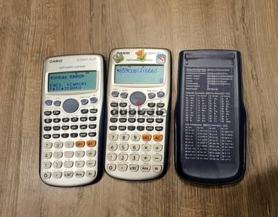 آلة حسابة2كالكوليتر كاسيوCasio fx-570ES PLUS اوريجينال100%ثانوي وهندسة