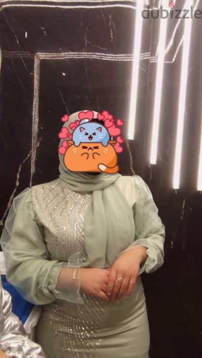 فستان سواريه لون مينت
