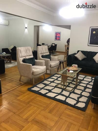 Furnished apartment for rent in Dokki 3 rooms and 3 bathrooms near Mohy El Din
