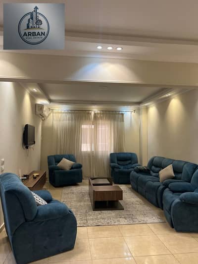 For rent, a furnished hotel apartment in the first gathering, Al-Mustashreen Compound, in front of Maxim Mall, a distinguished and upscale location.