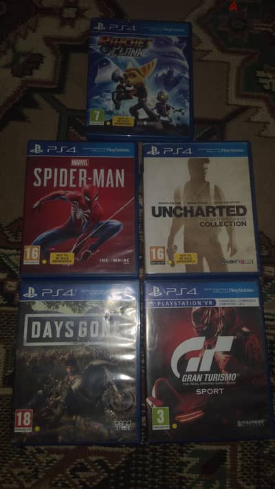 مجموعة العاب PS4