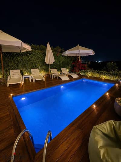 Ground chalet with garden and swimming pool for rent, Hacienda Bay, North Coast