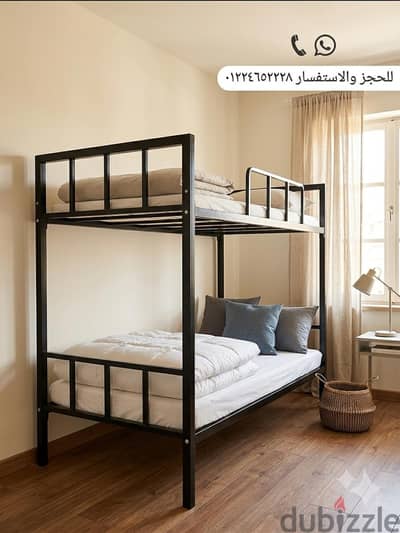 وفر مساحتك. . . سراير حديد دورين بجميع المقاسات والالوان اللى تناسبك