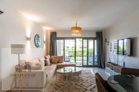 Fully Furnished Hotel-Style Chalet with Private Garden for Rent in Marassi Marina
