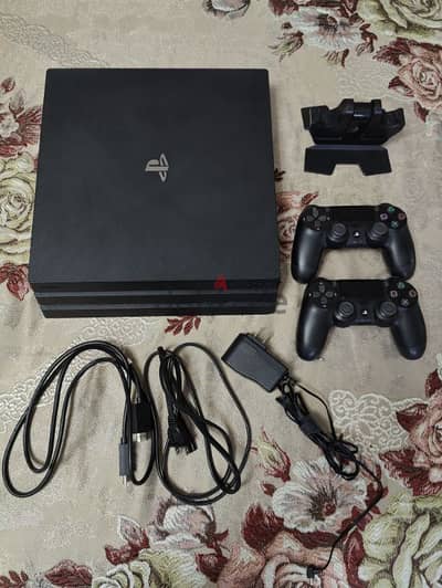 Ps4 pro 1tb with 2 controllers