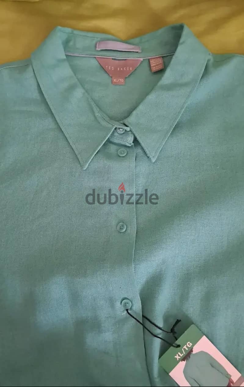 linen women's shirt XL 1