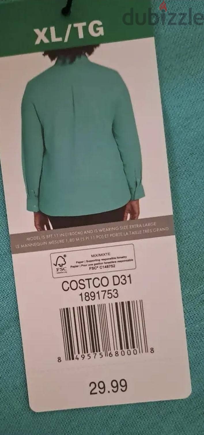 linen women's shirt XL 2