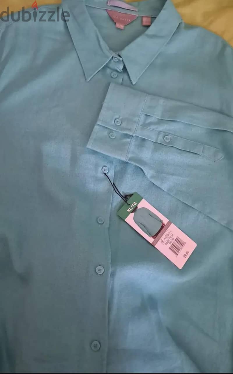 linen women's shirt XL 3