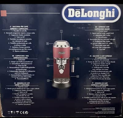 Delenghoi Dedica EC 685 R new coffe machine never used