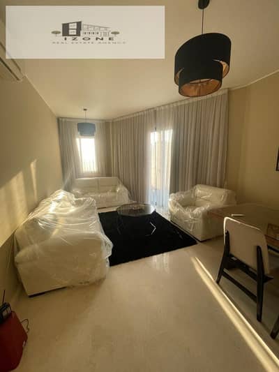 شقة 130م للإيجار مفروش في V Residence Villette القاهرة الجديدة