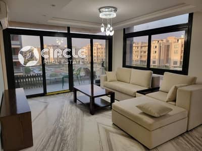 Fully Finished & Fully Furnished 146m² 2 Bedrooms Apartment For Rent In Azad 5th Settlement New Cairo With Open View