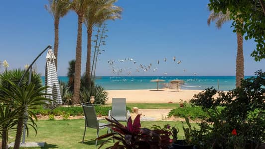 Own a 2-Bedroom Ground Floor Chalet with a Private Garden in Ain Sokhna, Featuring a Direct Sea View, with Delivery in Just 6 Months and a Limited-Tim