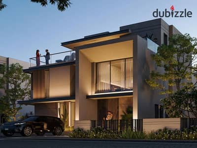 Luxury Villa Overlooking the Landscape Next to New Giza for Sale