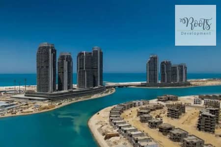 للبيع شالية متشطب استلام فورى في ابراج العلمين - الساحل الشمالى For Sale Chalet,Finished, Ready to Move ,in Alamein Towers–North Coast