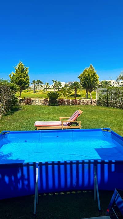 Ground Floor Chalet | Largest Garden | Private Pool | First Row Golf View | 3 BR (2 Master) | Direct Owner