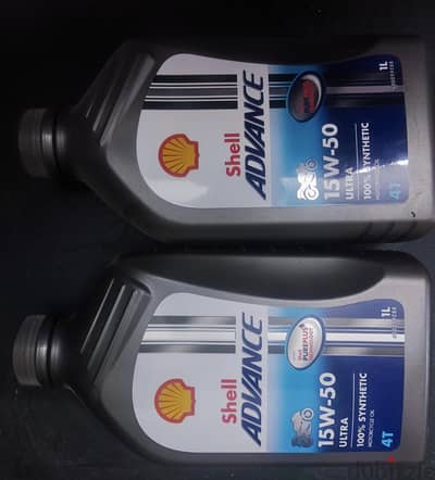 Shell Advance 15W-50 API SM Motorcycle Engine Oil