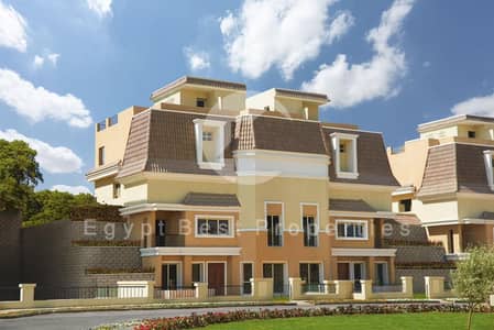 Apartment with garden for sale in New Cairo with a 1.5% down payment and installments over 12 years.