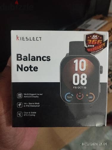 للبيع ساعة سمارت kislect balance note جديدة