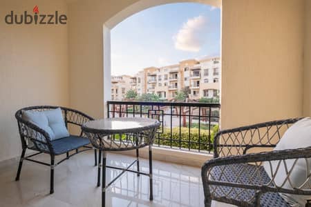 شقة مفروشة أنيقة للإيجار في كمبوند ستون ريزيدنس – القاهرة الجديدة بموقع مميز