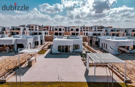 توين هاوس متشطب للبيع تكملة اقساط في مسايا سيدي عبدالرحمن | صف ثاني بـ فيو كامل للبحر| الساحل الشمالي