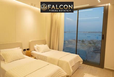 3-Bedroom Sea View Chalet with VIP Finishing (Air Conditioning + Furnishings) for Sale in Blu Stays Marina, North Coast