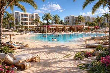  5-Star Hotel Unit with a Monthly Installment of 20,000 EGP    Layana – North Coast   Km 70 – Direct on the Sea   Distinctive Hotel Studio *