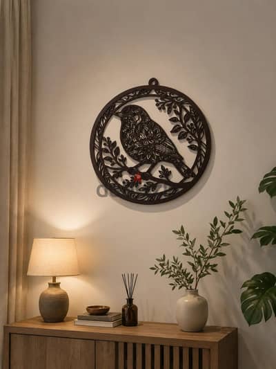 لوحات حائط خشبية ديكور مودرن | ليزر MDF | Art Garden