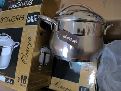 طقم حلل استانلس ماركة Bonera التركية فرز أول بـ 5000 بدلا من 6500.