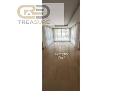 semi furnished Duplex garden for rent in CFC - new cairo