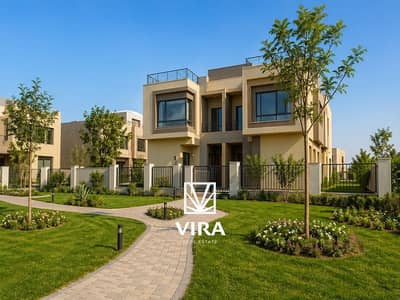 Standalone villa prime location Delivered Badya , Palm Hills sale