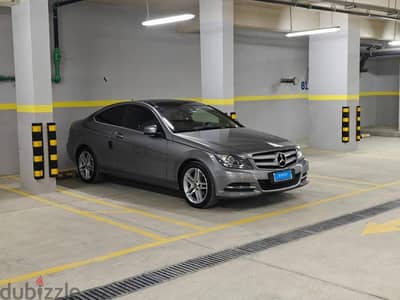 مرسيدس سي ١٨٠ كوبيه ٢٠١٣ فبريكه بالكامل وكيل /Mercedes C180 coupe 2013