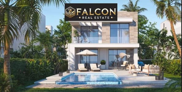 فيلا لقطه للبيع بفيو مميز على البحر و تشطيب High end بالتكييفات بمقدم 1.9 مليون و اقساط حتى 8 سنين بـ الساحل الشمالي