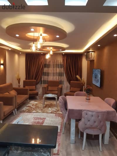 Apartment for sale garden view super lux finishing typical floor with elevator 90 sqm  option to buy furnished in Al Rehab 1 - Phase 2 - New Cairo