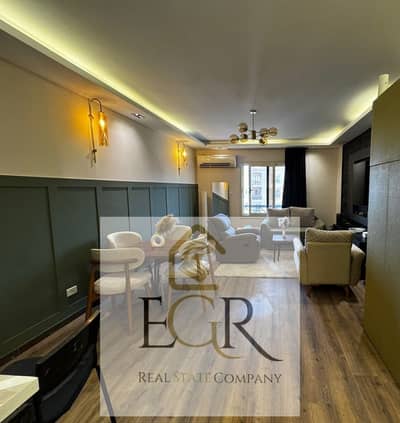 Furnished apartment for rent in Al-Rehab with a view of the Old Market, in the most upscale locations of Al-Rehab, next to the Old Market, and the Afifi Mosque, the Bilal Mosque, and Gate 5
