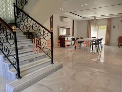 Villa with special finishes for rent in Al Rehab 2 with kitchen and air conditioning