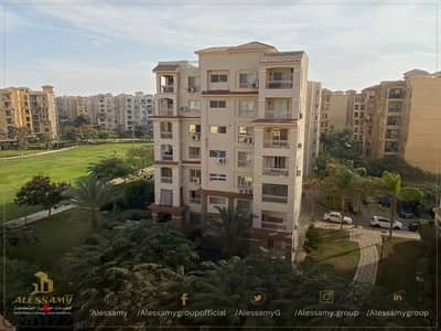 One of the rare finds available for installment in Madinaty: a B1 apartment with a total area of 138 sqm on the fifth floor (second to last) facing no